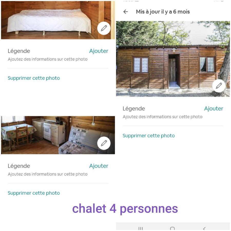 Camping Les Acacias Hotel Saint-Paulet-de-Caisson Kamer foto
